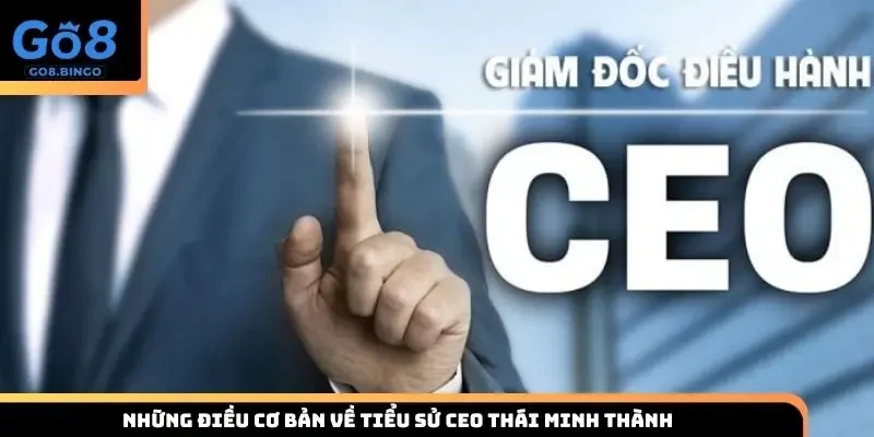 Những điều cơ bản về tiểu sử CEO Thái Minh Thành